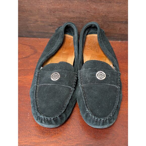 Coach Nicola Suede Loafrs Womens 11B - Picture 4 of 9
